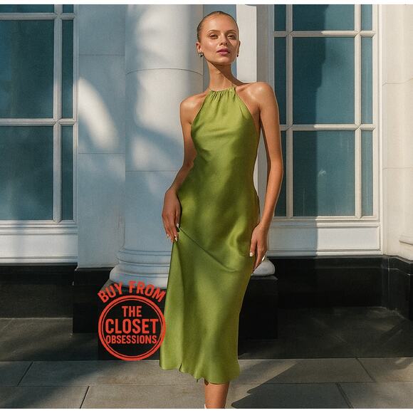 ZARA BLOGGER FAVE!!! Crossback Midi Dress NWT - Picture 7 of 16